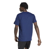 adidas T-Shirt Train Essentials 3 Stripes Uomo Blu | NonSoloSport