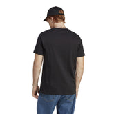 adidas T-Shirt Essential Single Jersey 3Stripes Uomo Nero | NonSoloSport