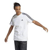 T-Shirt Donna adidas 3 Stripes Essentials Donna Bianco | NonSoloSport