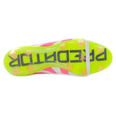 Scarpa da Calcio Uomo Adidas Predator Elite Fold Over Tongue Firm Ground Bianco Rosa Lime | NonSoloSport