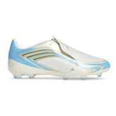 Scarpa da Calcio Ragazzo Adidas F50 Messi Elite Terreni Compatti Bianco Azzurro | NonSoloSport