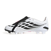 Scarpa da Calcio Ragazzo Adidas Predator League Fold-Over Tongue Terreni Compatti Bianco Rosa Nero | NonSoloSport