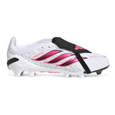 Scarpa da Calcio Ragazzo Adidas Predator Elite Fold-Over Tongue Terreni Compatti Bianco Rosa Nero | NonSoloSport