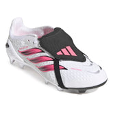 Scarpa da Calcio Ragazzo Adidas Predator Elite Fold-Over Tongue Terreni Compatti Bianco Rosa Nero | NonSoloSport