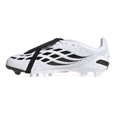 Scarpa da Calcio Ragazzo Adidas Predator Elite Fold-Over Tongue Terreni Compatti Bianco Rosa Nero | NonSoloSport