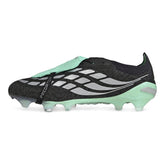 Scarpa da Calcio Uomo Adidas Predator Elite Fold-Over Tongue Terreni Compatti Nero Verde Menta | NonSoloSport