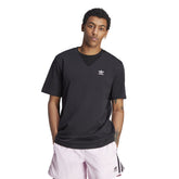 T-Shirt Uomo Adidas Trefoil Back+Front Trefoil Box Nero | NonSoloSport