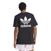 T-Shirt Uomo Adidas Trefoil Back+Front Trefoil Box Nero | NonSoloSport