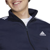 adidas Tuta Full Zip 3 Stripes Uomo Nero | NonSoloSport