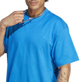 T-Shirt Uomo adidas Cotone C Blu | NonSoloSport