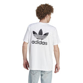 T-Shirt Uomo Adidas Adicolor Classics Back Front Trefoil Bianco Nero | NonSoloSport