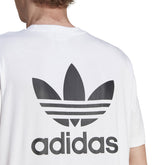 T-Shirt Uomo Adidas Adicolor Classics Back Front Trefoil Bianco Nero | NonSoloSport