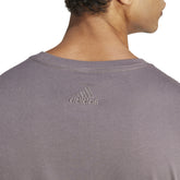 adidas T-Shirt Essentials Single Linear Embroidered Logo Uomo Grigio | NonSoloSport