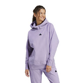 Felpa Donna adidas Z.N.E. Wtr Lilla | NonSoloSport