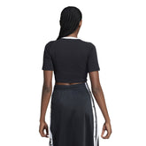 T-Shirt Donna Adidas 3 Stripes Baby Nero | NonSoloSport