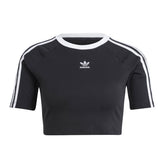 T-Shirt Donna Adidas 3 Stripes Baby Nero | NonSoloSport