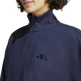 adidas Felpa All Szn Fleece Graphic Donna Blu | NonSoloSport