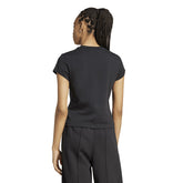T-Shirt Donna adidas Slim Essential Nero | NonSoloSport