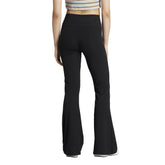 Leggings Donna adidas Js Flare Essential Nero | NonSoloSport