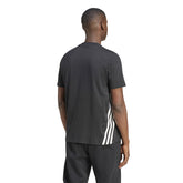 T-Shirt Uomo adidas 3Stripes Future Icons Manica Corta Cotone Nero | NonSoloSport