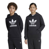 Felpa Bambino Adidas Trefoil Nero | NonSoloSport
