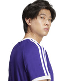 adidas T-Shirt adicolor Classics 3-Stripes Uomo Viola | NonSoloSport
