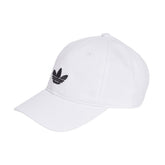 Cappello Adidas adicolor Classic Trefoil Baseball Bianco Nero | NonSoloSport