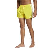 Shorts Nuoto Uomo Adidas 3-Stripes 3-Inch Giallo | NonSoloSport