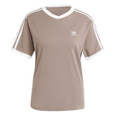 T-Shirt Donna Adidas 3-Stripes Marrone | NonSoloSport