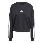 Felpa Donna Adidas Essentials 3-Stripes French Terry Nero | NonSoloSport