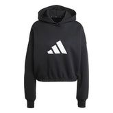 Felpa Donna Adidas Future Icons 3 Bar Logo Nero | NonSoloSport