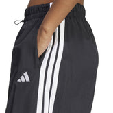 Pantalone Donna Adidas Woven Parachute Nero Bianco | NonSoloSport