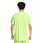 T-Shirt Uomo Adidas Club Tennis Climacool 3-Stripes Verde Fluo | NonSoloSport
