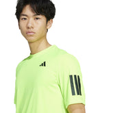 T-Shirt Uomo Adidas Club Tennis Climacool 3-Stripes Verde Fluo | NonSoloSport