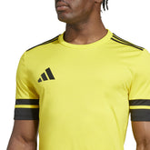 Maglia Calcio Uomo Adidas Squadra 25 Giallo Nero | NonSoloSport