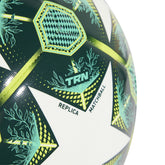 Pallone Adidas UCL Training 24/25 Knockout Phase Bianco Verde | NonSoloSport