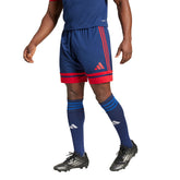 Shorts Calcio Uomo Adidas Squadra 25 Blu Rosso | NonSoloSport