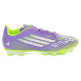 Scarpa da Calcio Bambino Adidas F50 Club Firm Ground Mixed Ground Viola Lime | NonSoloSport