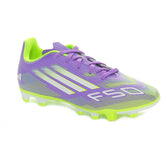 Scarpa da Calcio Bambino Adidas F50 Club Firm Ground Mixed Ground Viola Lime | NonSoloSport