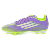 Scarpa da Calcio Bambino Adidas F50 Club Firm Ground Mixed Ground Viola Lime | NonSoloSport