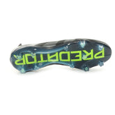 Scarpa da Calcio Uomo Adidas Predator Elite Laceless Terreni Compatti Nero Lime | NonSoloSport