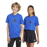 T-Shirt Bambino Adidas Codes Photoreal Logo Graphic Blu | NonSoloSport