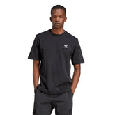 T-Shirt Uomo Adidas Trefoil Essentials Nero | NonSoloSport