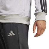 Tuta Uomo Adidas Sportswear Basic 3-Stripes Grigio | NonSoloSport