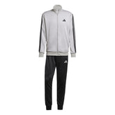 Tuta Uomo Adidas Sportswear Basic 3-Stripes Grigio | NonSoloSport