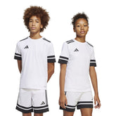 Maglia Calcio Ragazzo Adidas Squadra 25 Bianco Nero | NonSoloSport