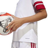 Maglia Calcio Bambino Adidas Squadra 25 Bianco Rosso | NonSoloSport