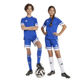 Shorts Calcio Ragazzo Adidas Squadra 25 Blu Bianco | NonSoloSport