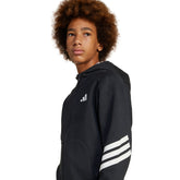 Giacca Ragazzo Adidas Future Icons 3-Stripes Nero Bianco | NonSoloSport
