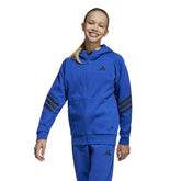 Felpa Bambino Adidas Future Icons 3-Stripes Blu | NonSoloSport